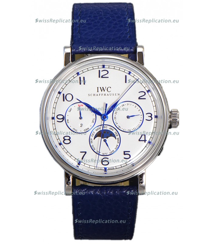 IWC Portofino Perpetual Calendar IW3446 White Dial Swiss Replica Watch 