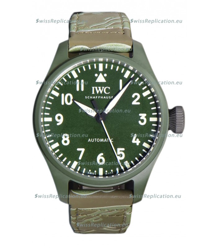 IWC Big Pilot's Top Gun Woodland Edition 43MM Ceramic Casing Swiss Replica Watch 
