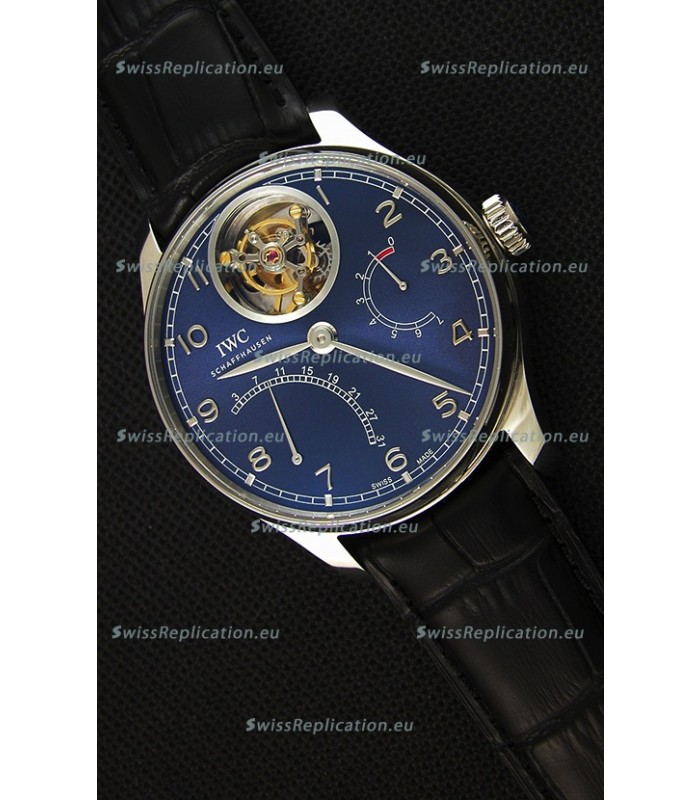 IWC Portugieser Tourbillon Mystere Retrograde Blue Dial UPDATED 2019 Version 