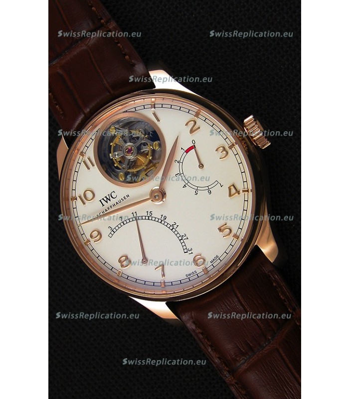 IWC Portugieser Tourbillon Mystere Retrograde IW504402 Pink Gold UPDATED 2019 Version 