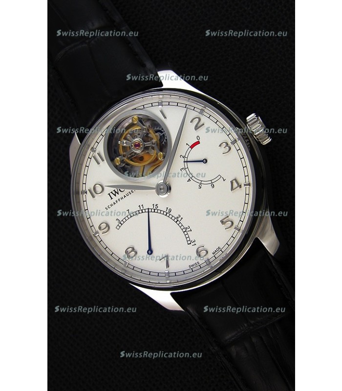 IWC Portugieser Tourbillon Mystere Retrograde IW504601 White Dial UPDATED 2019 Version 