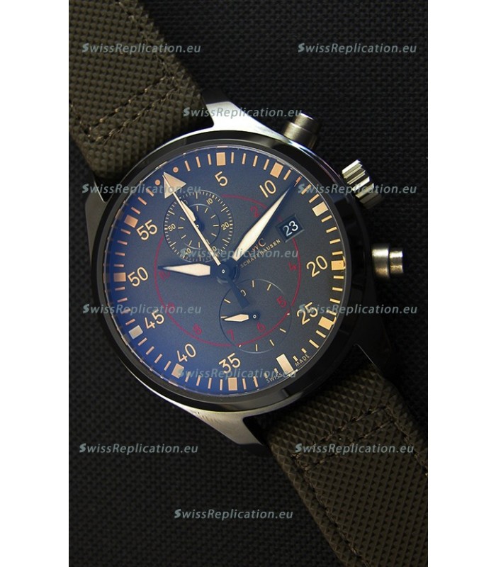 IWC Pilot's Watch Chronograph Top Gun Miramar IW389002 Ceramic Anthracite Dial 1:1 Mirror Replica 