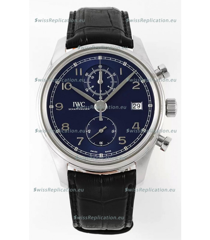 IWC Portugieser Chronograph Classic IW390303 Blue Dial Swiss Replica Watch