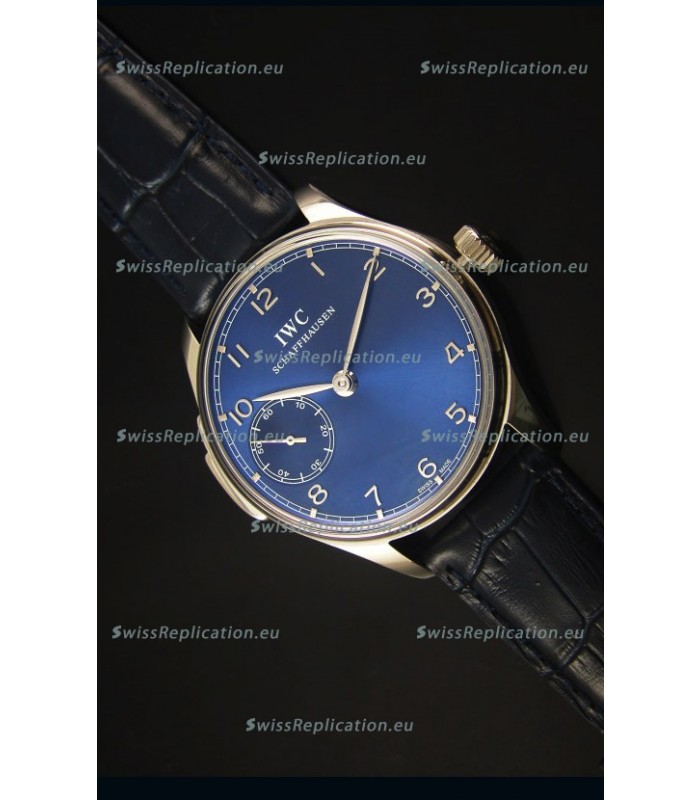 IWC Portuguese Handwind Ref# IW5242 Swiss 1:1 Mirror Blue Dial Watch