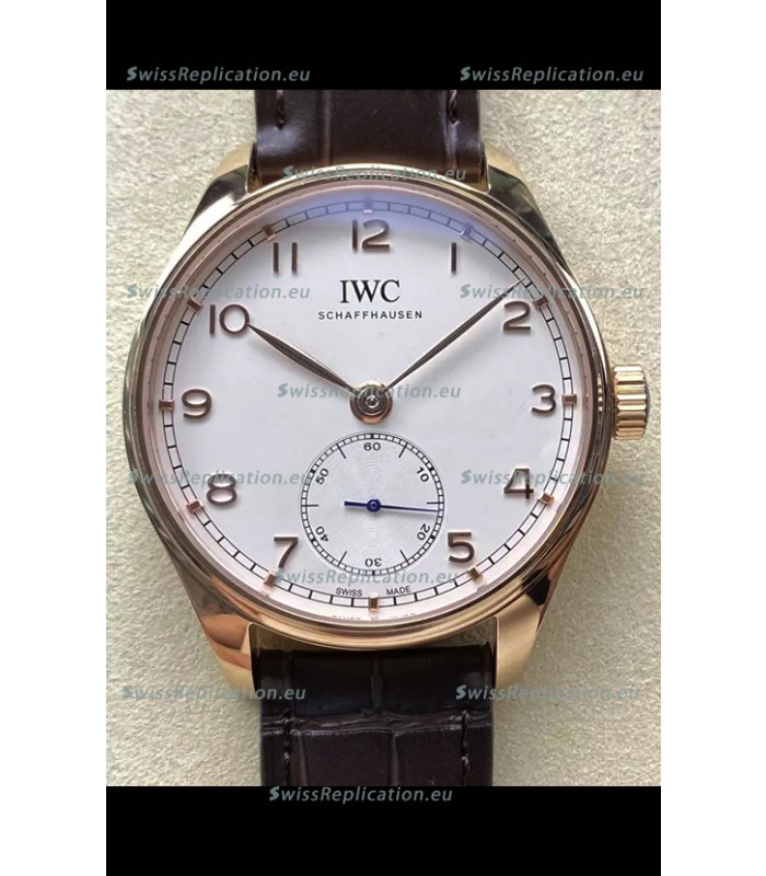 IWC Portugieser Super Clone Automatic 41 IW358306 White Dial Rose Gold Casing