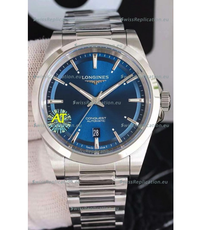 Longines Conquest Automatic Blue Dial Automatic Watch in Steel Casing