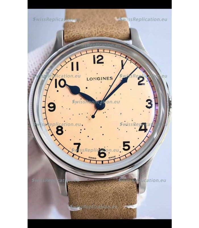Longines Heritage Military Stainless Steel Watch in Swiss Automatic Movement 