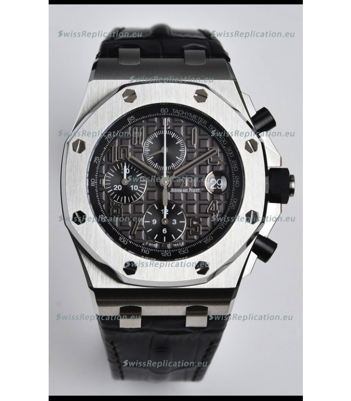 Audemars Piguet Royal Oak Offshore Grey Dial Chronograph 1:1 Mirror Replica Watch - 904L Steel 