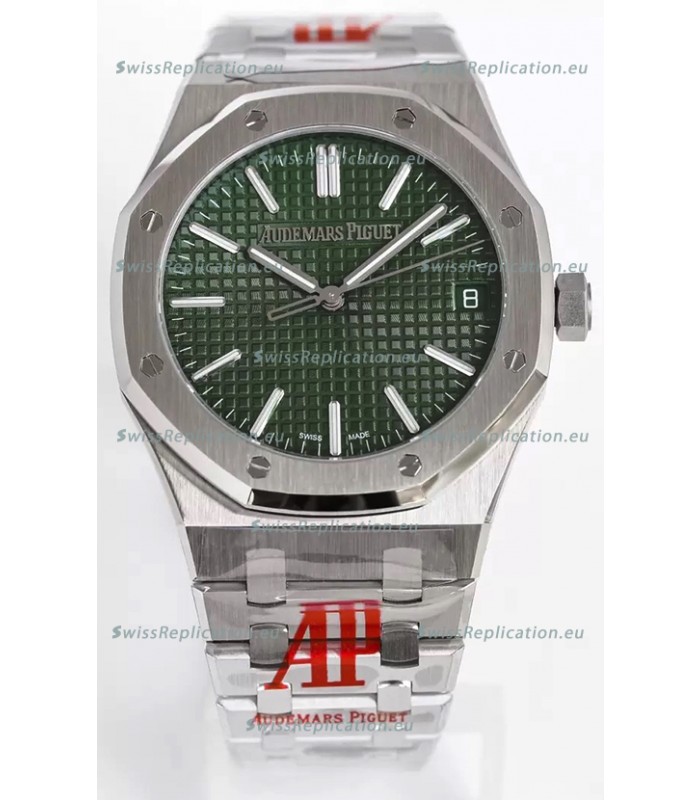 Audemars Piguet Royal Oak 15510 41MM Green Dial 904L Steel CALIBRE 4302 Movement 1:1 Mirror Replica