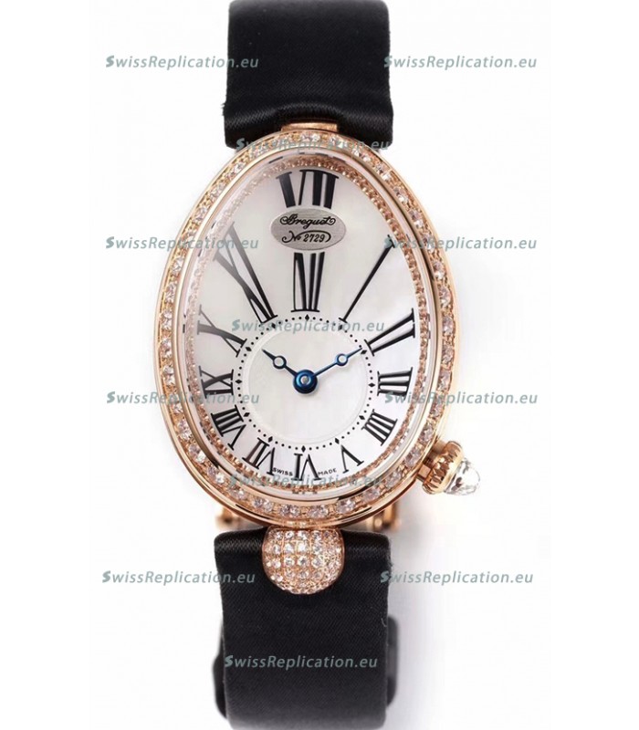 Breguet Reine De Naples Ladies Rose Gold Swiss 1:1 Edition Replica Watch 