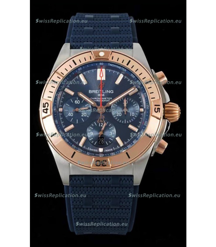 Breitling Chronomat B01 42 Edition Swiss 904L Steel Casing Blue Dial 1:1 Mirror Replica Watch