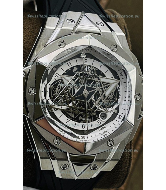 Hublot Big Bang UNICO Sang Bleu II Stainless Steel 1:1 Mirror Quality Swiss Replica Watch 