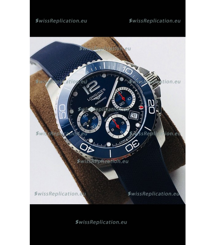 Longines HydroConquest Automatic Chronograph 1:1 Swiss Replica Blue Dial Watch 