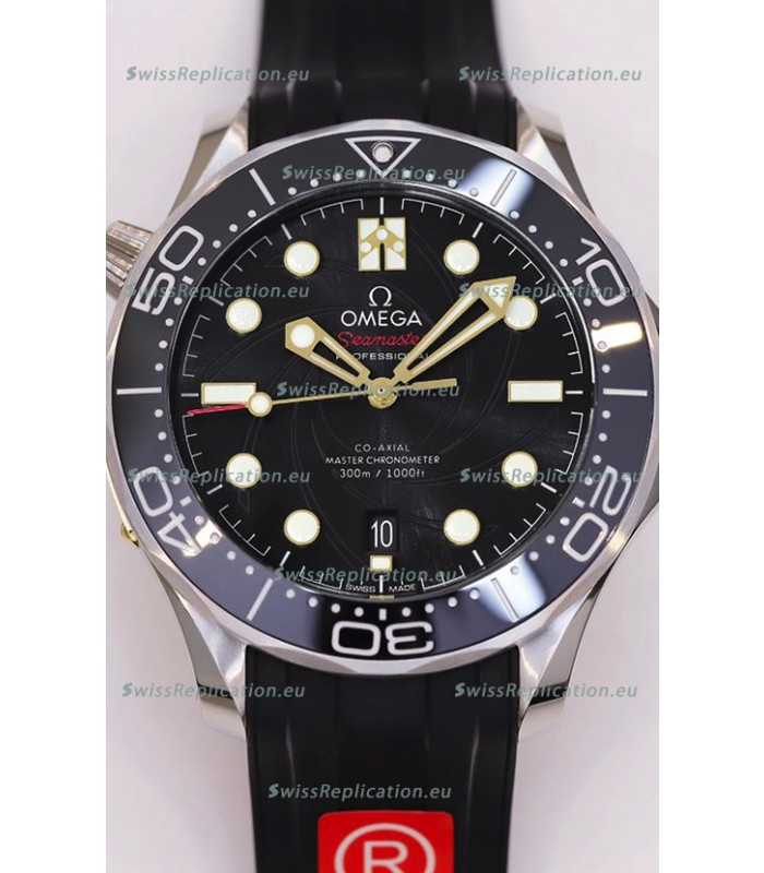 Omega Seamaster James Bond Black Swiss 904L Steel 1:1 Mirror Replica Watch