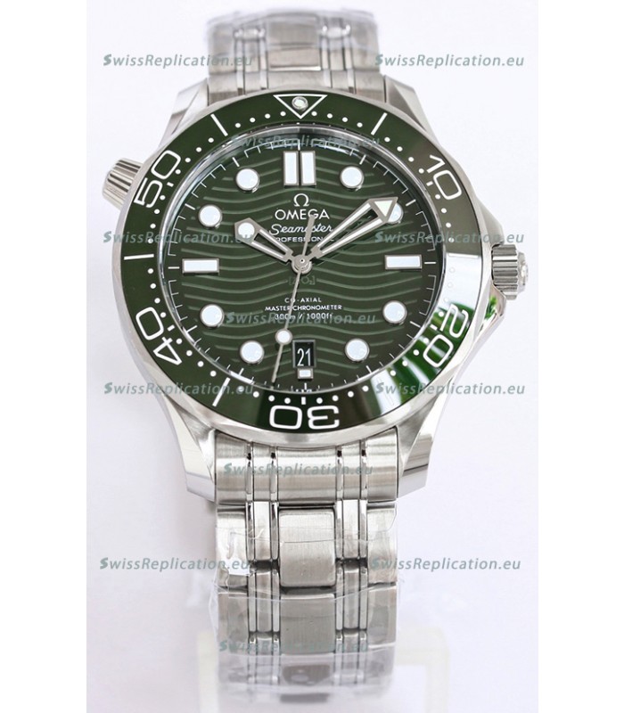 Omega Seamaster 300M Master Chronometer Green Swiss 904L Steel 1:1 Mirror Replica Watch