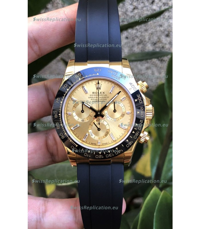 Rolex Cosmograph Daytona 116508 Yellow Gold Original Cal.4130 Movement - Ultimate 904L Steel Watch