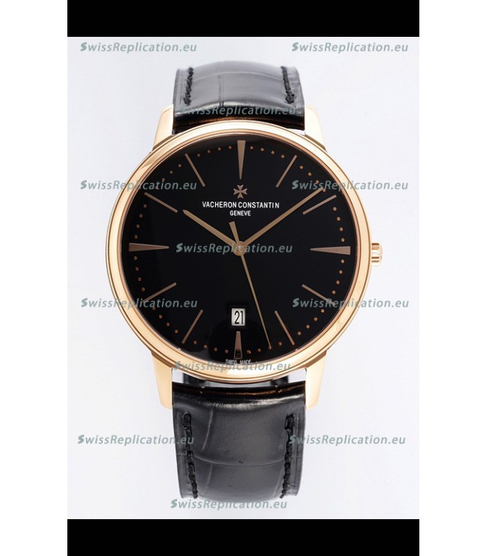 Vacheron Constantin Patrimony Rose Gold 1:1 Mirror Replica Watch 40MM 904L Steel 