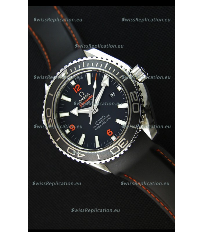 Omega Seamaster Planet Ocean Swiss Black Strap Replica 45MM 1:1 Ultimate Edition Watch 