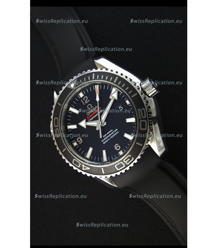 Omega Seamaster Planet Ocean Swiss Black Strap Replica 45MM 1:1 Ultimate Edition Watch 