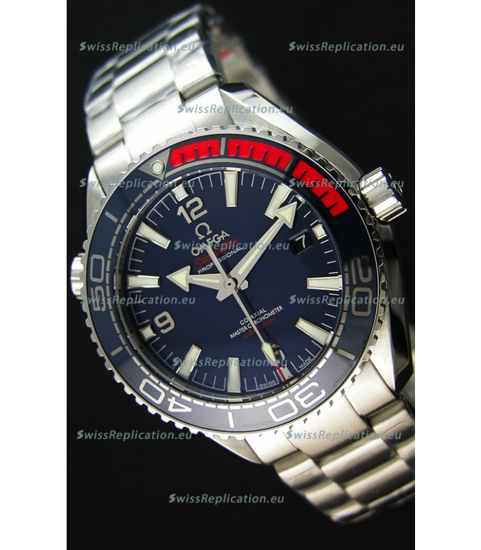 Omega Seamaster Planet Ocean Pyeong Chang 2018 Swiss Replica 1:1 Mirror Edition
