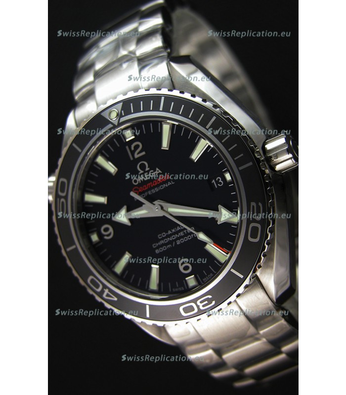 Omega Seamaster Planet Ocean Swiss Black Strap Replica 42MM 1:1 Ultimate Edition Watch 