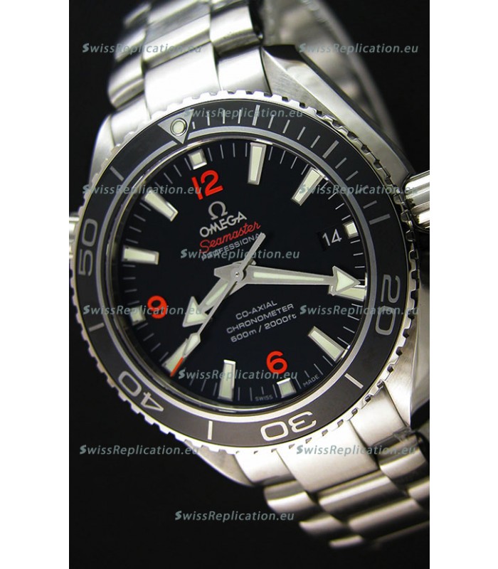 Omega Seamaster Planet Ocean Swiss Black Strap Replica 42MM 1:1 Ultimate Edition Watch 