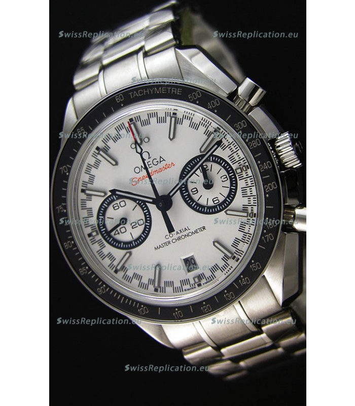Omega Speedmaster Racing Co-Axial Master Chronograph Swiss Replica Watch White Dial