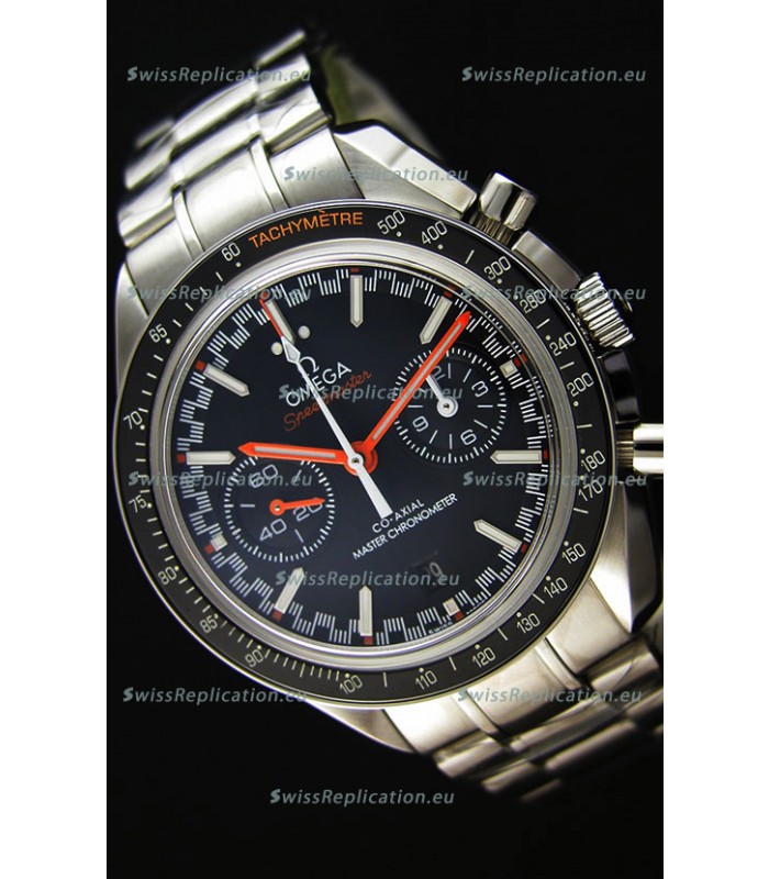Omega Speedmaster Racing Co-Axial Master Chronograph Swiss Replica Watch Black Dial