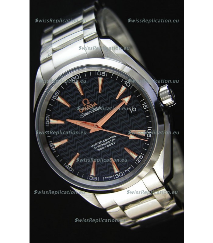 Omega Seamaster Aqua Terra Co-Axial Black Limited Edition Swiss 1:1 Mirror Replica