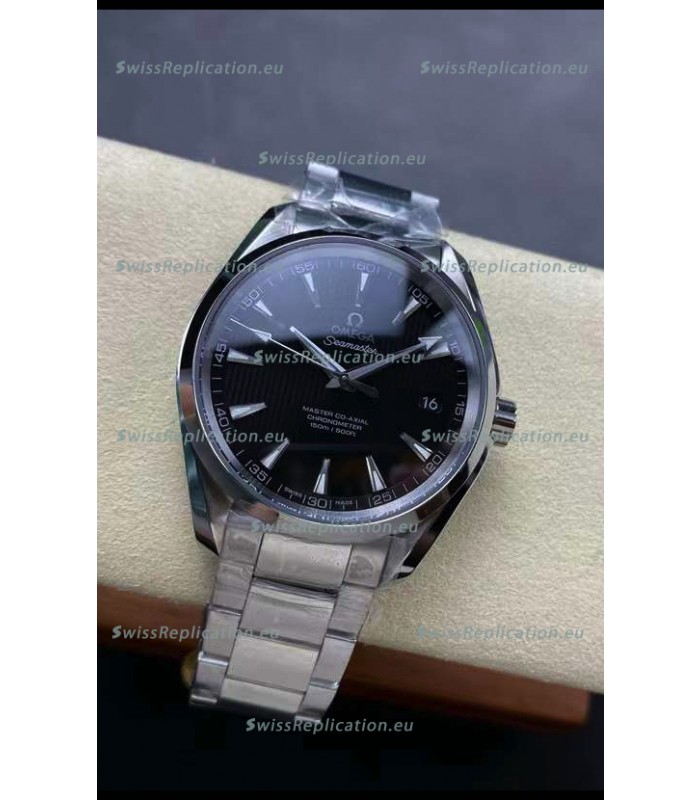 Omega Aqua Terra 150M Black Dial 904L Steel Casing Steel Hands 1:1 Mirror Replica 41MM 