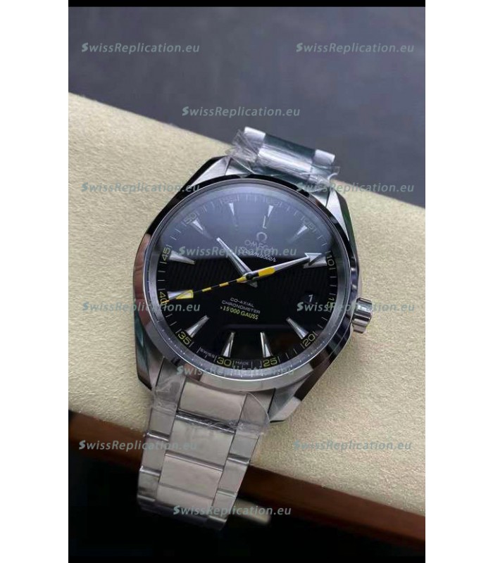 Omega Aqua Terra 150M Black Dial 904L Steel Casing Colored Hand 1:1 Mirror Replica 41MM 