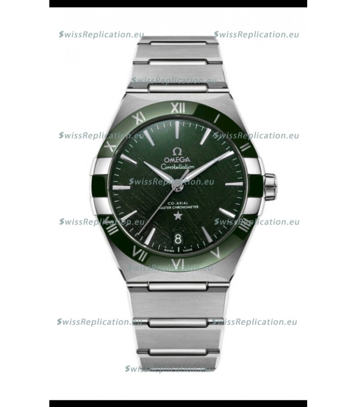 Omega Co-Axial Constellation Stainless Steel Green Dial 1:1 Mirror Replica 41MM