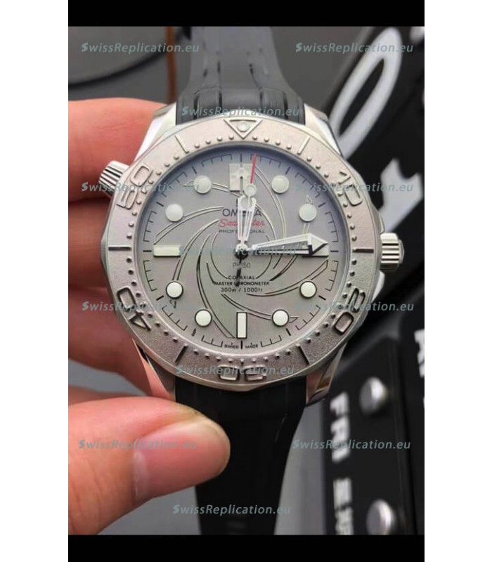 Omega Seamaster 300M Co-Axial Master Chronometer Grey Dial Titanium Bezel - 1:1 Mirror Replica