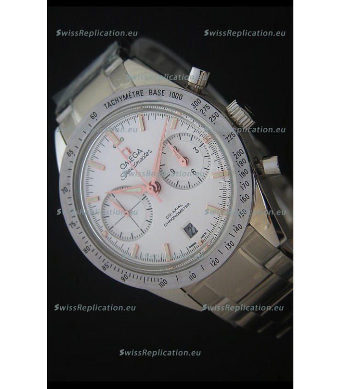 Omega Speedmaster 57 Co-Axial Chronograph in Pink Gold Markers Swiss Watch