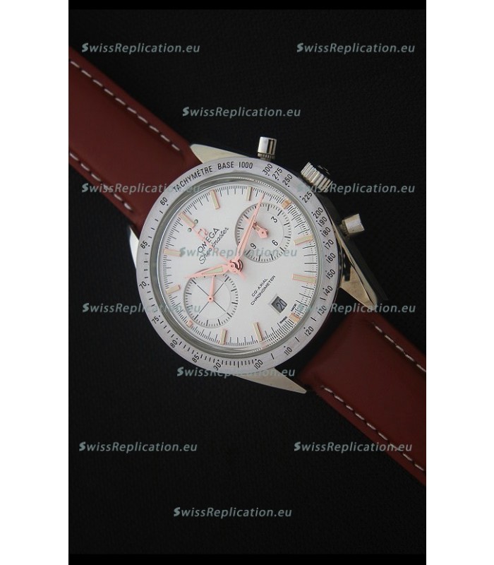 Omega Speedmaster 57 Co-Axial Chronograph Watch in Brown Leather Strap