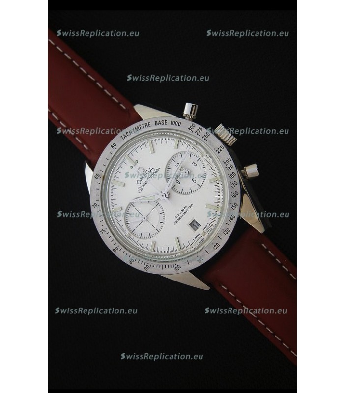 Omega Speedmaster 57 Co-Axial Chronograph Watch in Leather Strap