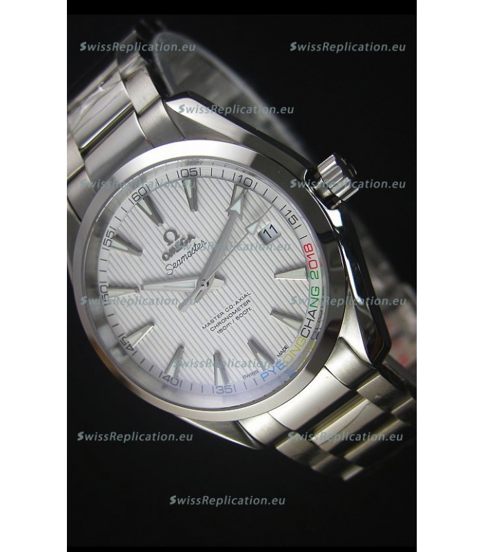 Omega Seamaster Master Co-Axial 2018 Pyeongchang Olympics Edition Swiss Replica Watch