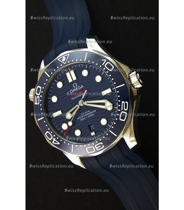 Omega Seamaster 300M Co-Axial Master Chronometer BLUE Swiss 1:1 Mirror Replica Watch 