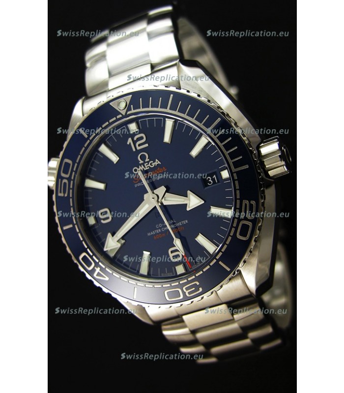 Omega Seamaster Planet Ocean 600M Blue Dial 43.5MM Updated Swiss 1:1 Edition Watch 