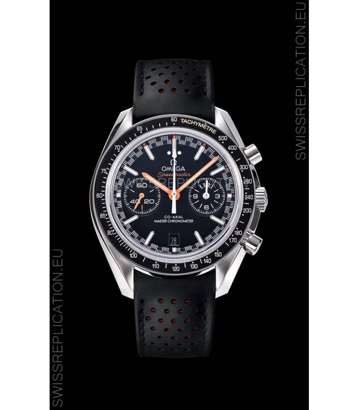 Omega Speedmaster Racing Co-Axial Master Chronograph Swiss Replica Watch Black Dial