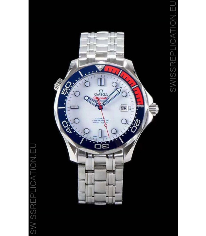 Omega Seamaster Diver 300M 007 Commander's Edition Swiss 1:1 Mirror Watch 904L Steel 
