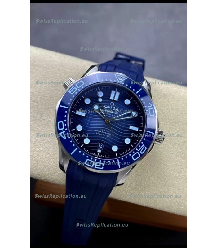 Omega Seamaster 300M Summer Blue Swiss 904L Steel 1:1 Mirror Replica Watch