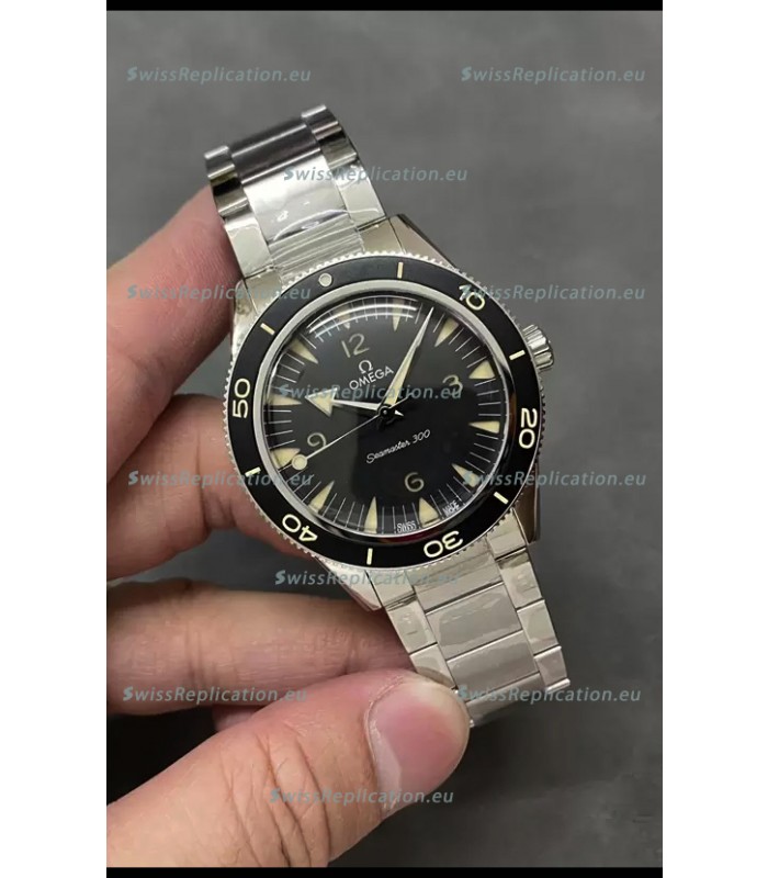 Omega Seamaster 300 Black Dial 1:1 Mirror Swiss Replica Watch