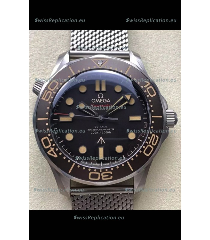 Omega Super Clone Seamaster 300M No Time To Die Edition Titanium Casing Replica Watch