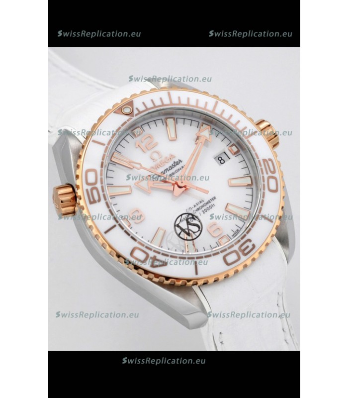 Omega Seamaster Planet Ocean Swiss Watch 39MM - 1:1 Mirror Replica Leather Strap