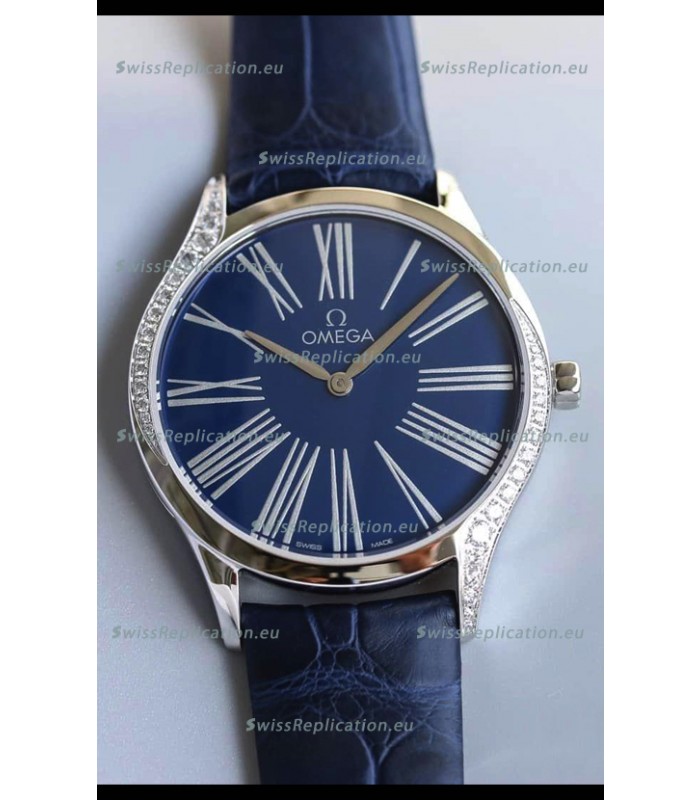 Omega De Ville Tresor Edition Swiss Quartz Watch 36MM Steel Casing White Dial