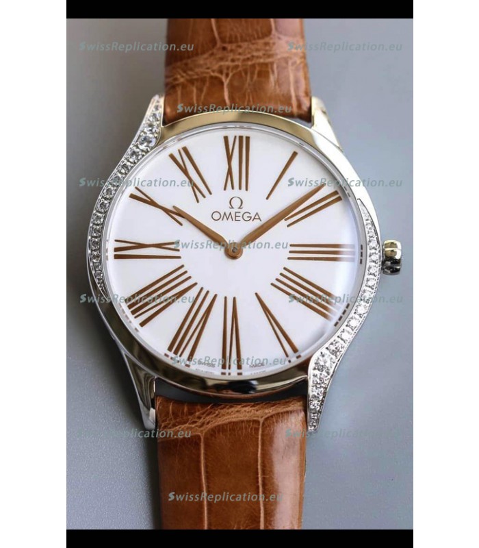 Omega De Ville Tresor Edition Swiss Quartz Watch 36MM Steel Casing White Dial