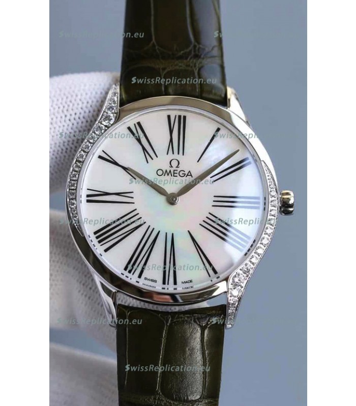 Omega De Ville Tresor Edition Swiss Quartz Watch 36MM Steel Casing White Dial