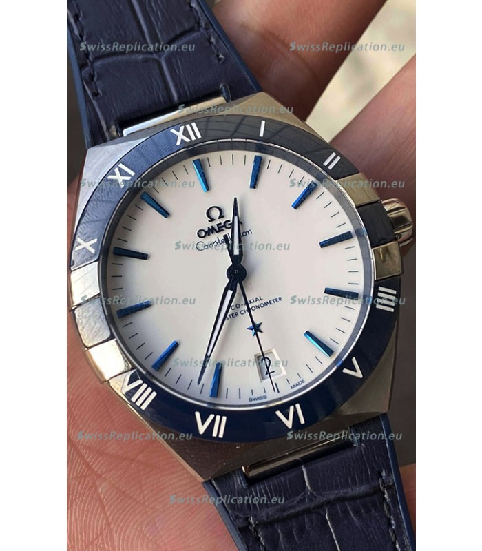 Omega Co-Axial Constellation 41MM 904L Steel White Dial 1:1 Mirror Replica Watch