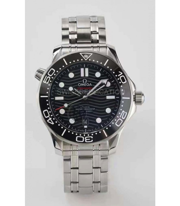 Omega Seamaster 300M Co-Axial Master Chronometer BLACK Swiss 1:1 Mirror Replica Watch